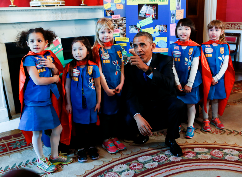 Illustration for article titled Let's Pause to Appreciate Obama's Clear and Obvious Love of the White House Science FairÂ